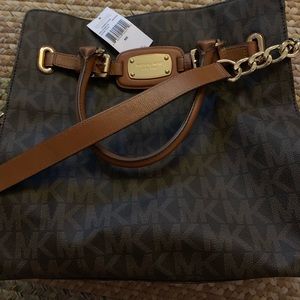 New Authentic Michael Kors Large Hamilton & Wallet